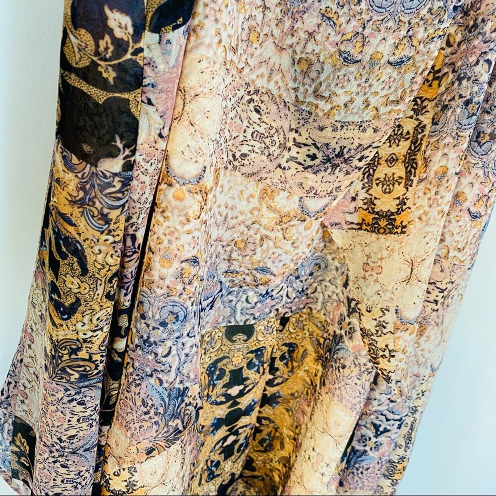 Bcbg Generation Pink Cream Patchwork Paisley Prin… - image 6